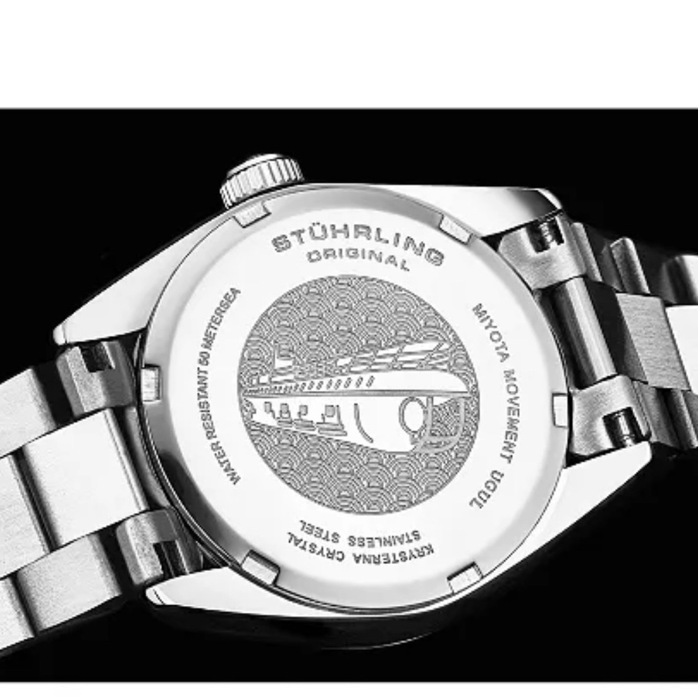 Stuhrling Women s Quartz Watch 31mm Stainless Steel Silver Bracelet - Picture 4 of 7
